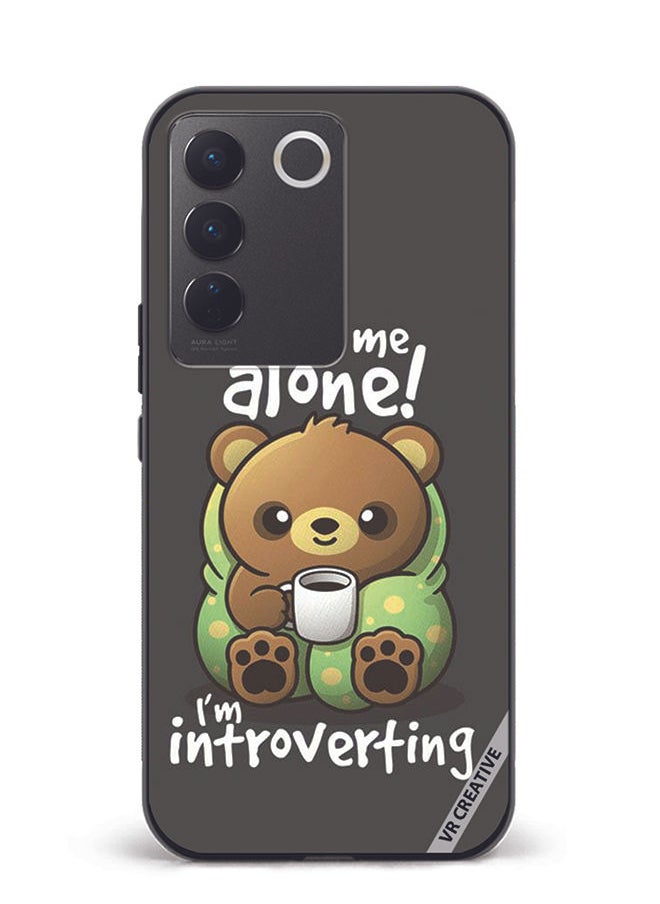 VR CREATIVE - Protective Case Cover For Vivo V27e Leave Me Alone Design Multicolour - Image 1