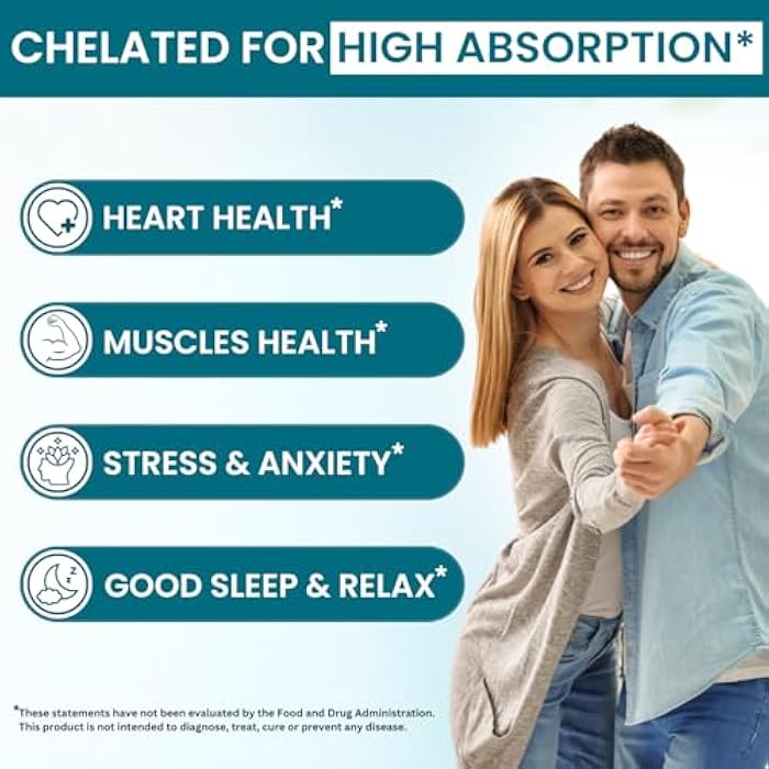 VITBOOST Magnesium Glycinate 500mg - High Absorption Chelated Supplement - Supports Sleep, Muscle Recovery & Heart Health - Non-GMO, Vegan - 120 Capsules - Made in USA - Image 4