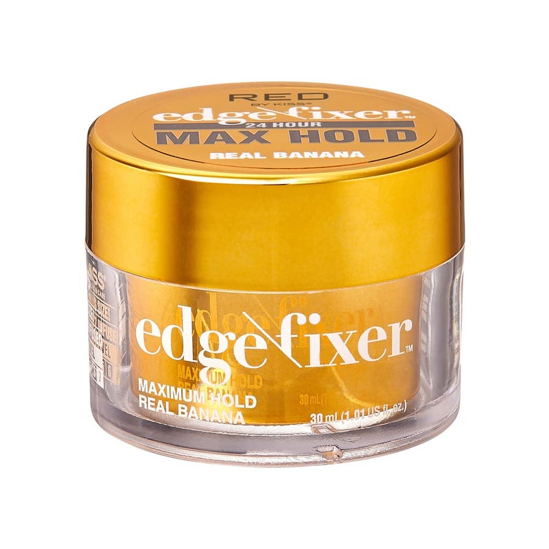 Red by Kiss Red by Kiss Edge Fixer 24 Hour Maximum Hold Edge Wax No Flaking Biotin B7 Infused Hair Gel 101 floz