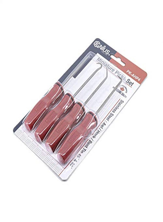 Genius Tools PK-AHP4 4 Piece Miniature Picks Set - Image 3