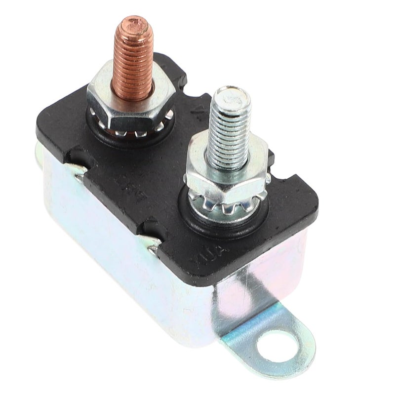 Automatic Reset 30a Circuit Breaker With Mounting Hole And 180 Degree Iron Bracket - Image 1