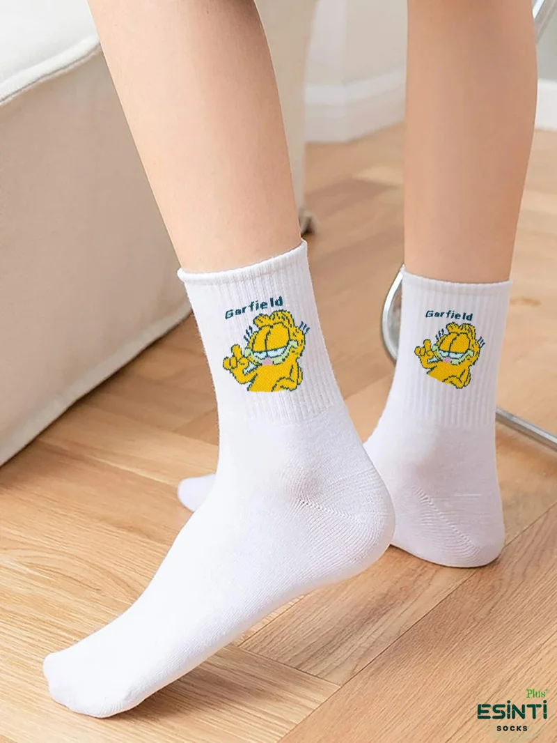 اسينتي Men's Socks Women's Socks Sports Socks Colorful Socket Socks Men's Long Summer Thin Socks 5 Pieces