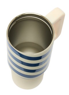 Prickly Pear Stainless Steel Water Bottle 20 Oz Mini Hydrator Blue Stripe  - Image 5