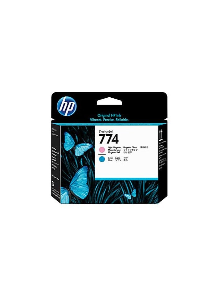 HP 774 Light Magenta/Cyan DesignJet Printhead Light Magenta/Cyan