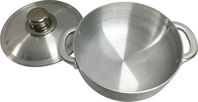 Wee's Beyond Heavy Gauge Caldero Dutch Oven with Aluminum Lid, 1.8 quart, Silver - Image 2