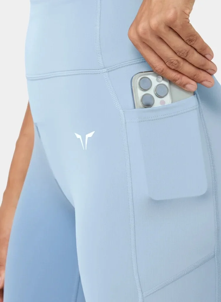 Squatwolf Dusty Blue High Rise 27" Leggings for Women | Best Price UAE