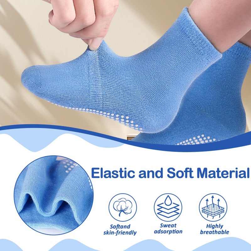Tphon Toddler Socks, Baby Non Slip Socks for Boys Girls 12 Pairs Kids Infants Children Sock 3-5 Years - Image 4