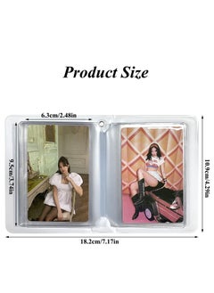 Y&D 3 Inch Mini Photo Album, Heart Hollow Card Binder Album Kpop Holder with Pendant 40 Pockets (Purple Black Cat)  - Image 5