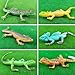 SCAHOW 6PCS Rubber Lizard Toys Colorful Plastic Fake Lizards Artificial Model Reptile Animal Figures for Kids Adults Wild Creatures Figurines Halloween Party Favor Decoration - Image 4