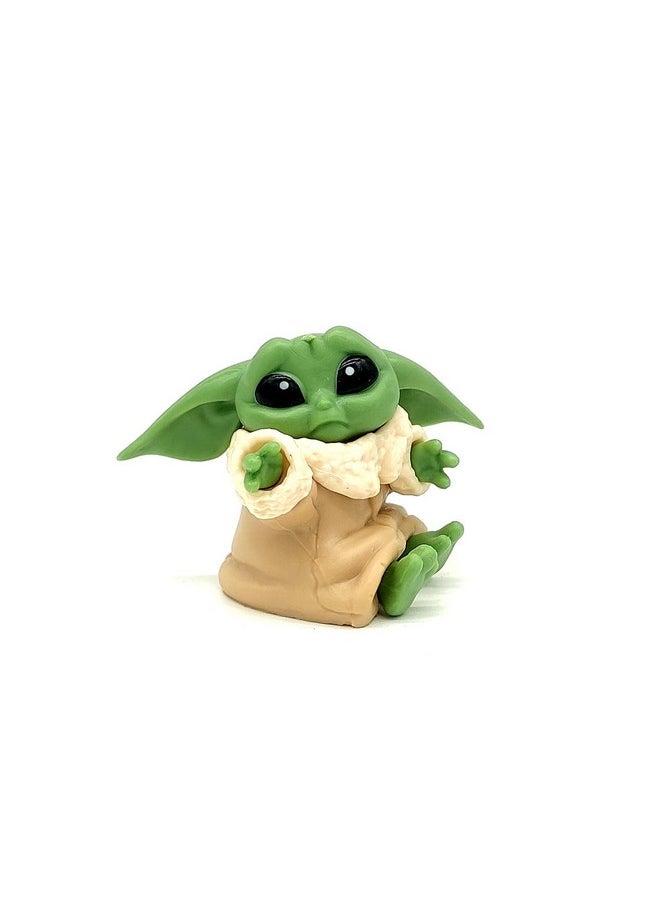 Trunkin - Trunkin | Baby Yoda Doll Gift Toys 2-2.4 inch Mandalorian Yoda Baby Action Toys Set | Star Wars Yoda Figures Figurines Model D - Image 1