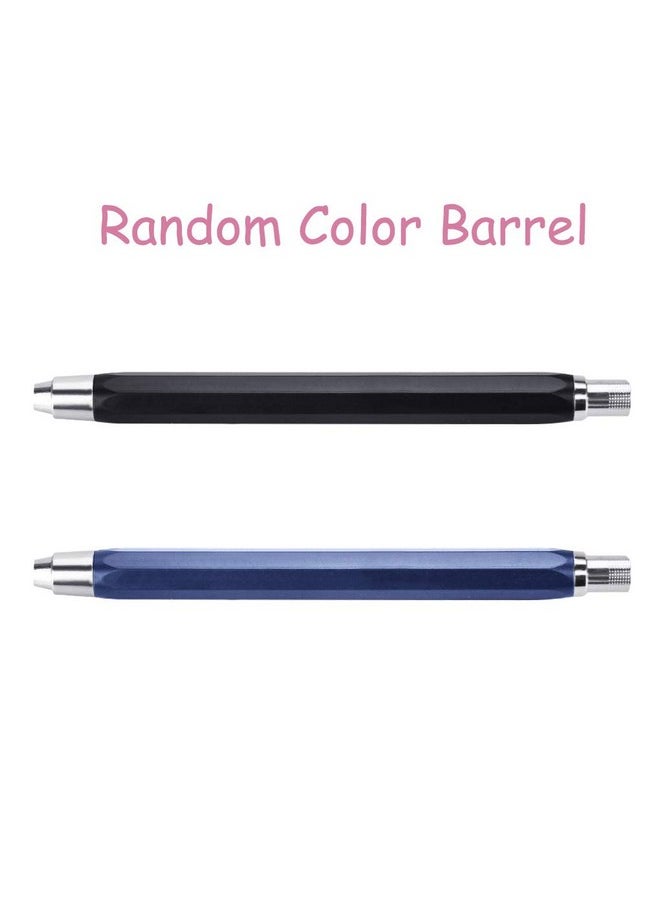 BXT 5.6MM Lead Holder Metal Automatic Mechanical Graphite Pencil with Sharpener, 1pcs Clutch Charcoal Pencil for Draft Drawing, Shading, Crafting, Art Sketching(Random Color)