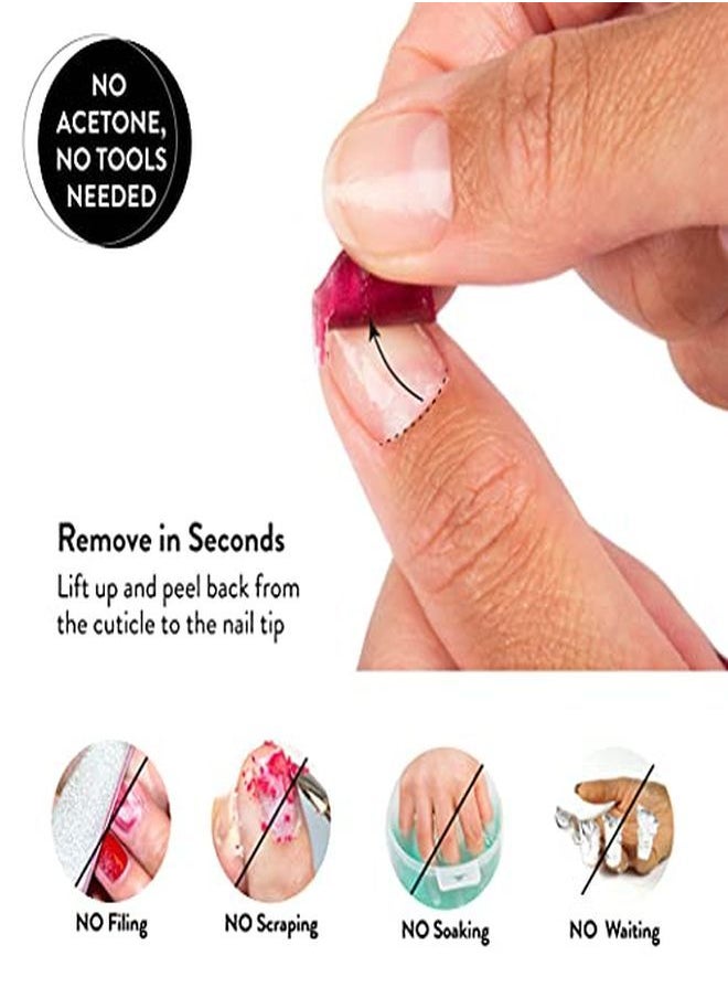 SensatioNail - Peel Off Formula Gel Nail Polish Base Coat Refill Clear 025 Fl Oz - Image 1