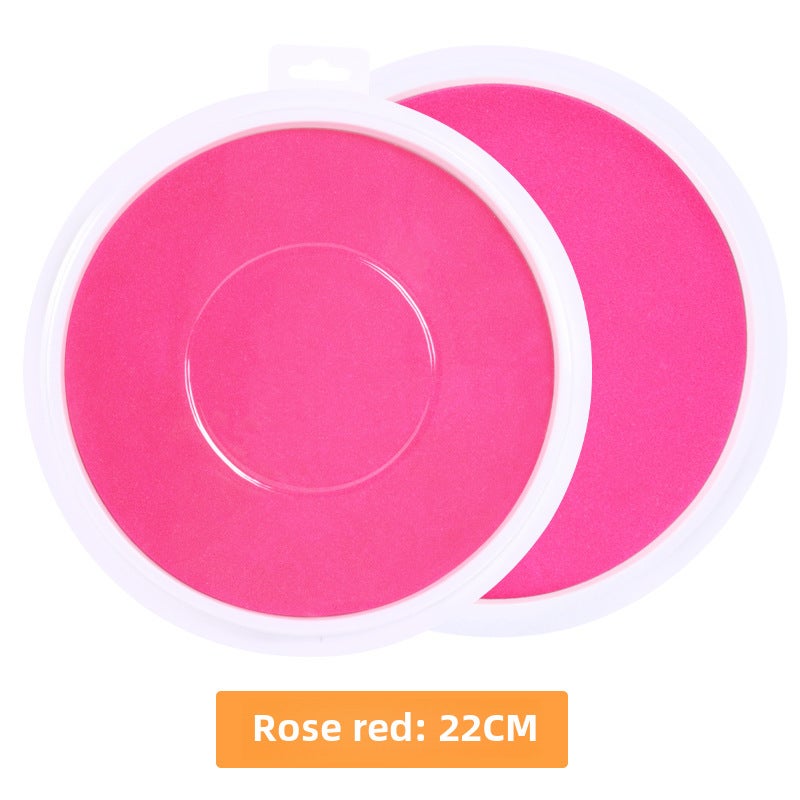Generic Kids DIY Finger Painting Ink Pads Large Rose Red (22cm) 