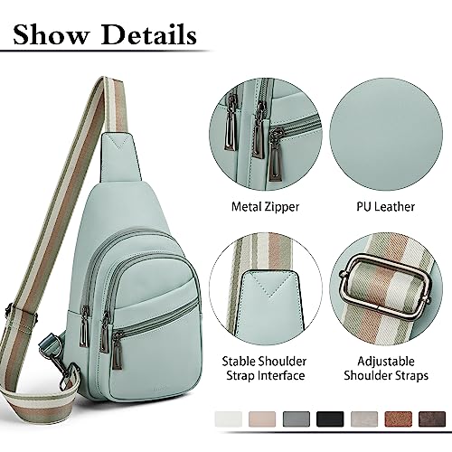 Mroede Sling Bag Crossbody Bags for Women Small Cross Body Bag Fanny Packs Chest Sling Purse for Daily Travel Leisure Sport - Image 5