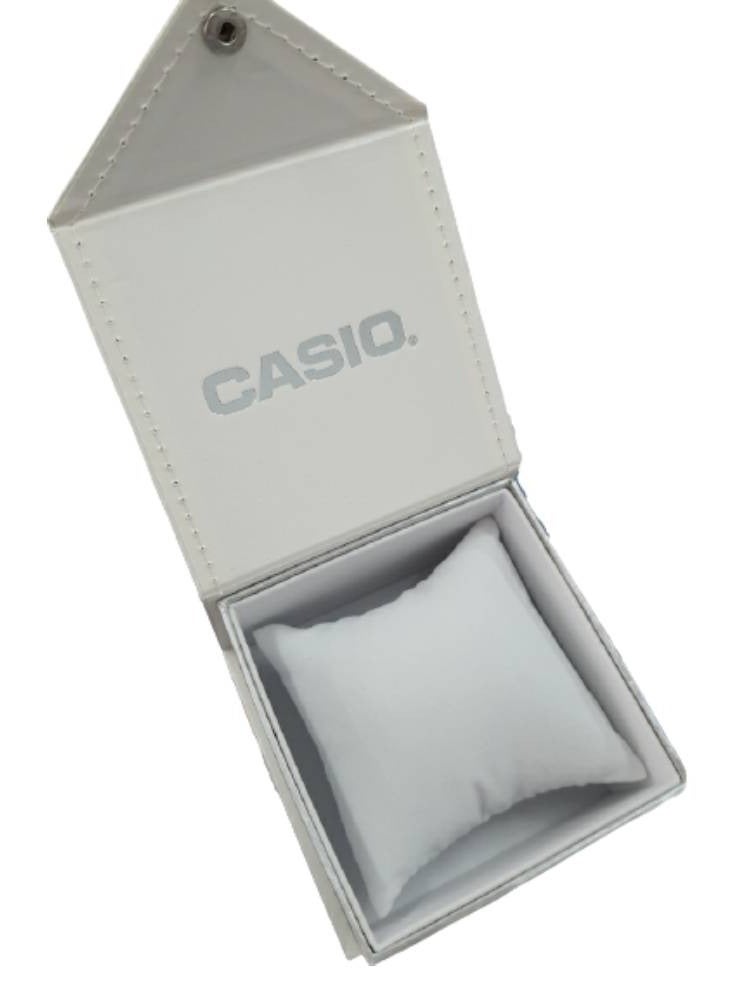 CASIO ساعة زوجين بحزام جلد مع قرص أسود من الكوارتز MTP/LTP-VT01L-1BUDF - Image 2