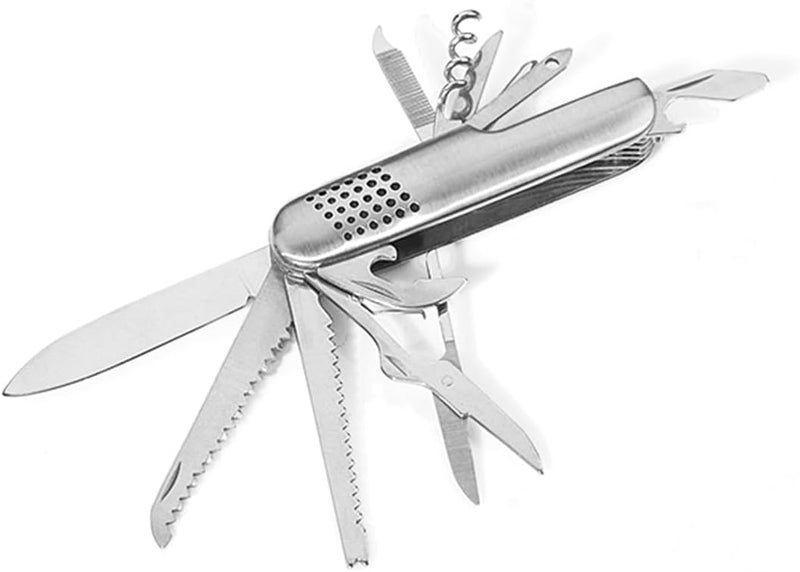 Multi-Function Pocket Knife – Stainless Steel Durable 5-in-1 Tool – Compact, Lightweight Design, Razor Sharp Blade, Outdoor Survival, Camping, Everyday Carry Utility - Image 1