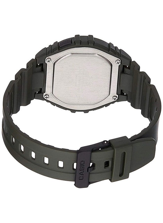 CASIO ساعة يد رقمية من الراتنج W-216H-3BVDF  - Image 3