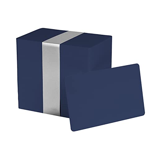 easyIDea Pack of 100 Royal Blue CR80 PVC Cards | 30 mil by easyIDea - Image 1