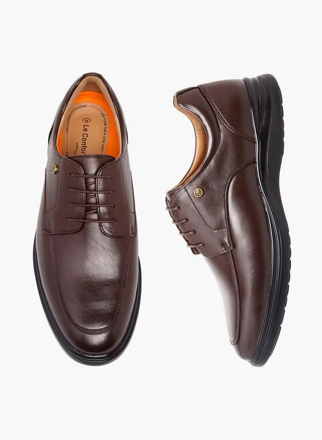 لو كونفورت Men Lace-Up Derby Shoes