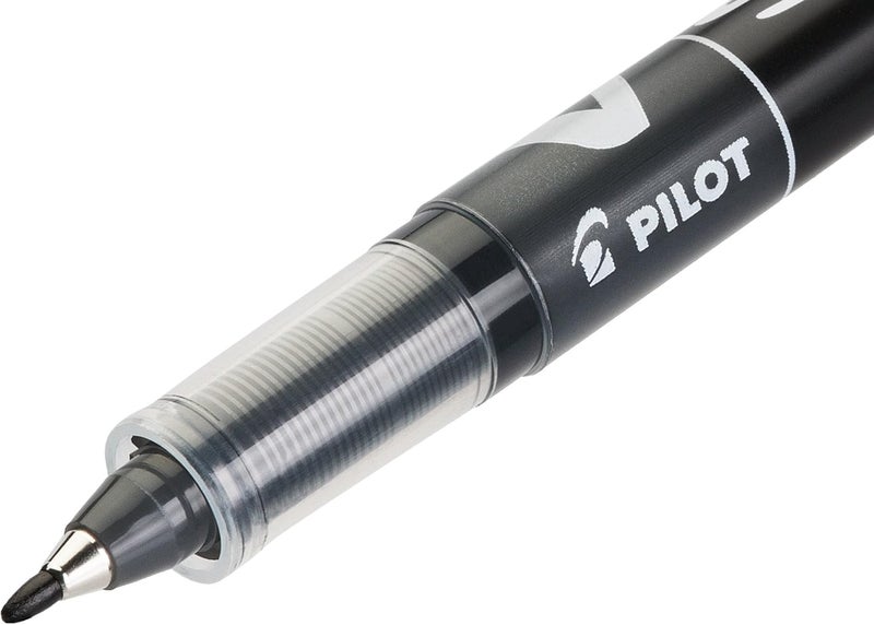 PILOT 2.0 mm V-Sign Pen Liquid Ink Tip - Black/Blue/Red/Green (Pack of 4) - Image 3