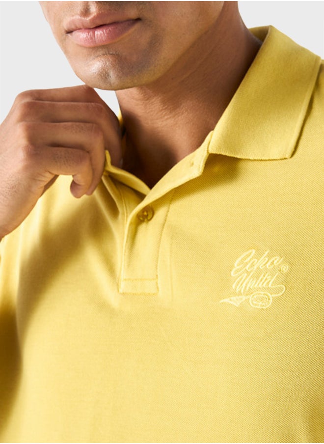 Ecko Unltd. - Logo Detailed Short Sleeve Polo Shirt - Image 1