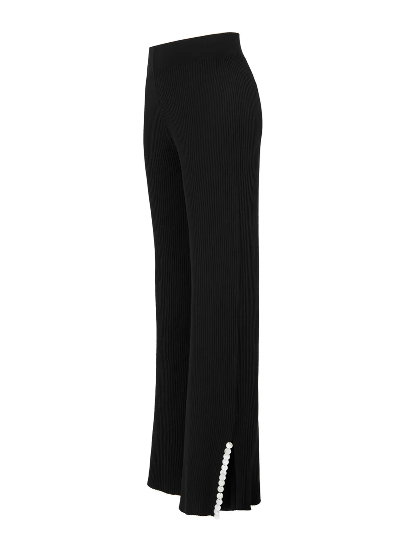 نوكتورن Pearl Beaded Knitted Trousers