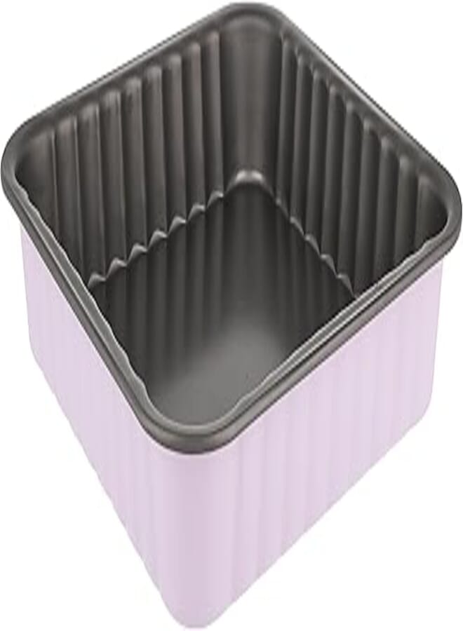 Guardini square cake tin 24x24 pink lilac 74524pk