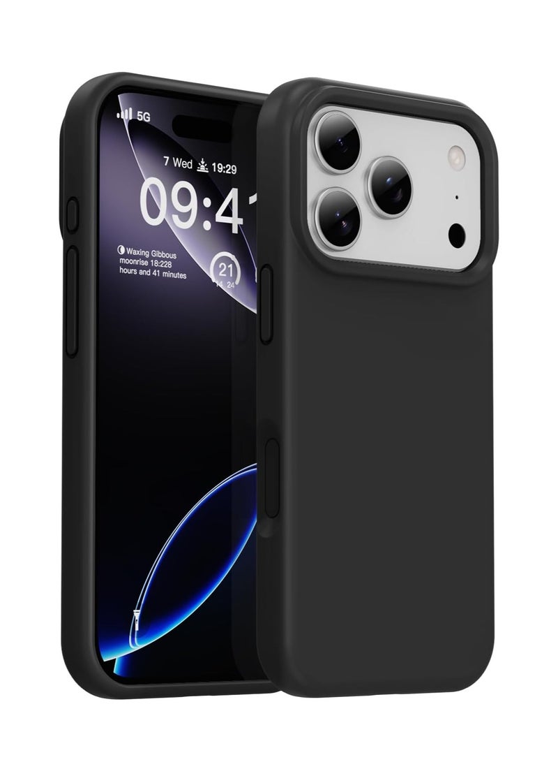 iPhone 17 Pro Max Case Liquid Silicone Shockproof Anti-Scratch Cover For iPhone 17 Pro Max with Microfiber Lining Protective Phone For iPhone 17 Pro Max - Image 1