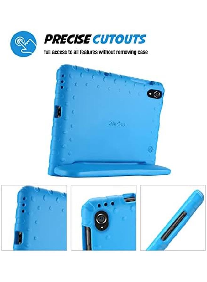 erorex Kids Case For Lenovo Tab K10 10.3 Inch 2021 M10 Fhd Plus 2020 2Nd Gen Shockproof Convertible Handle Stand Lightweight Kids Friendly Case For Tab K10 Tb X6C6L X6C6F M10 Plus Tb X606F –Blue - Image 4