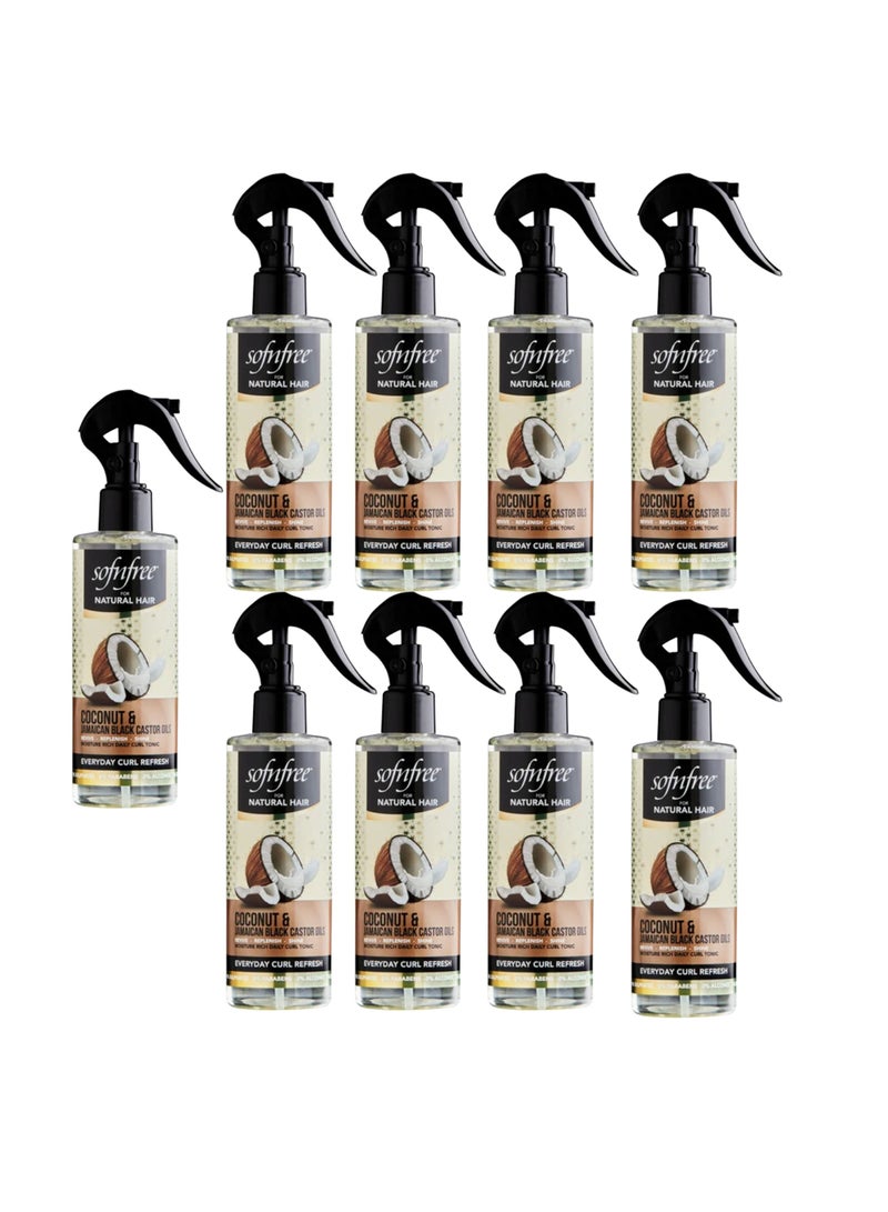 Sofn'free 9 Pieces Every Day Curl Refreshing Spray With Coconut And Jamaican Black Castor Oils - Image 1
