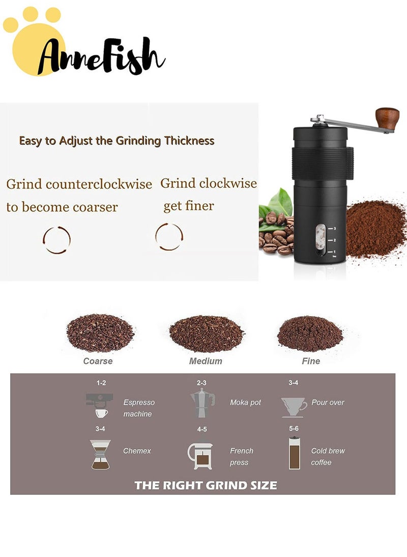 AnneFish - 11-Pieces V60 Pour Over Hand Drip Coffee Maker Set Professional V60 Kit  With Carrying Bag Coffee scale with Timer Drip Coffee Maker Set - Image 1