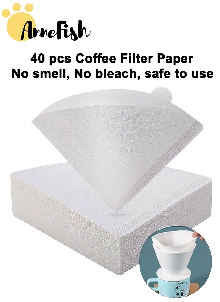 AnneFish - 11-Pieces V60 Pour Over Hand Drip Coffee Maker Set Professional V60 Kit  With Carrying Bag Coffee scale with Timer Drip Coffee Maker Set - Image 1
