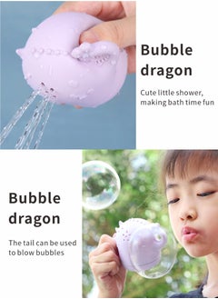 HieerBus Silicone Baby Bath Toys, Mold Free Squirty Bath Pool Toy for Toddlers, Preschool Bath Toys for Infants, Non-Toxic Bathtub Toys for Babies 6 Months+, Blue+Purple  - Image 4