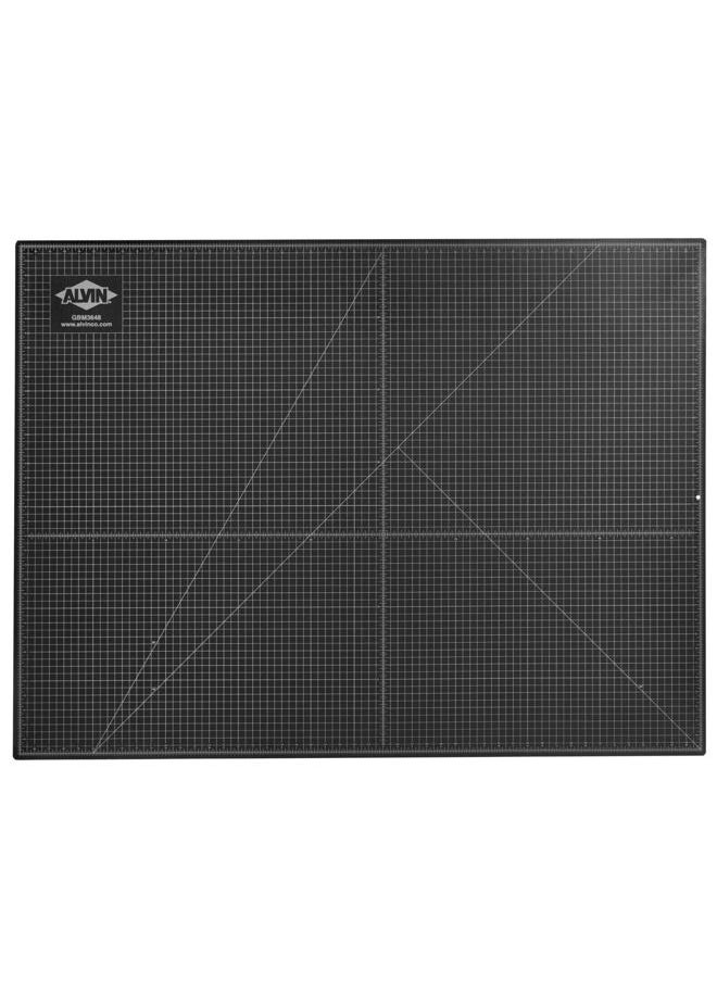 Alvin GBM Self-Healing Cutting Mat 36 x 48 inch | Double-Sided Green/Black | 5-Layer Gridded Surface for Arts, Crafts and Sewing - Model GBM3648  - Image 2