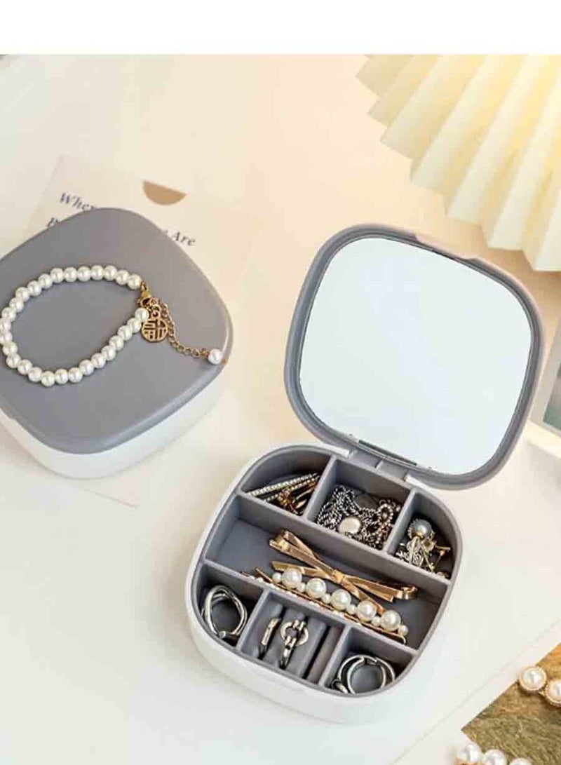 سي او أرماء صندوق منظم مجوهرات للسفر قابل للحمل زهري - Image 4