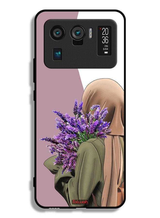 Tolwak Xiaomi Mi 11 Ultra Protective Case Cover Holding Flower - Image 2