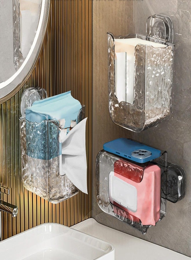PTILSERY Wall Mounted Wet Wipe Dispenser with Suction Cup Easy to Installation Versatile Use Storage Case in Kitchen and Bathroom - Image 4
