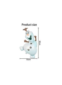 TOYXE TOYXE Merry Christmas Snowman Foil Balloons Set of 10 Pcs  - Image 4
