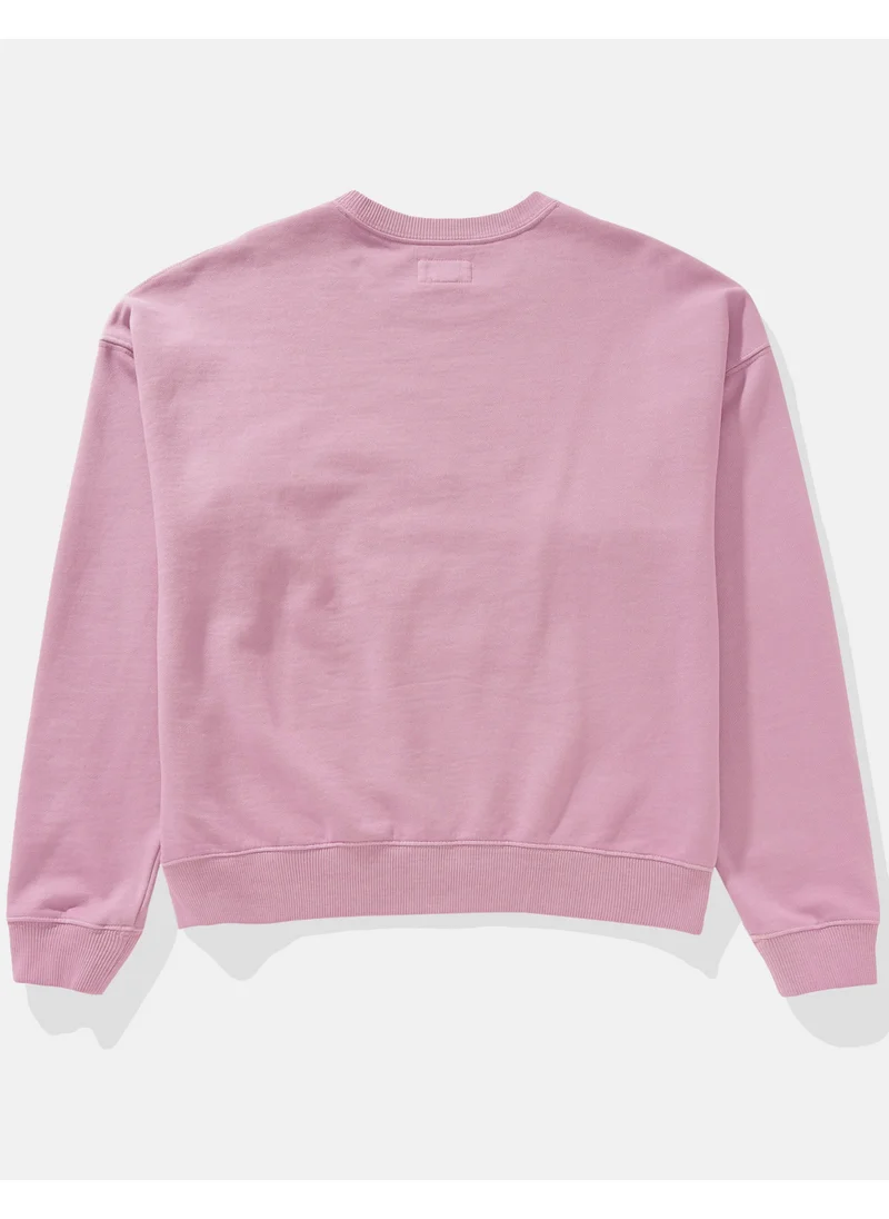 American Eagle AE Relaxed Fit Destination Graphic Sweatshirt