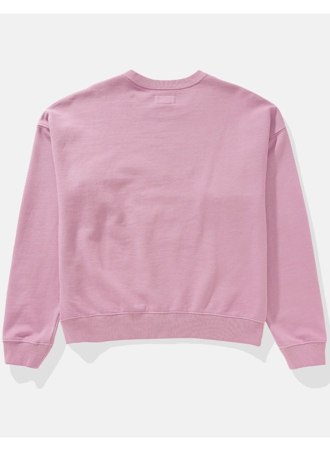 American Eagle AE Relaxed Fit Destination Graphic Sweatshirt  - Image 3