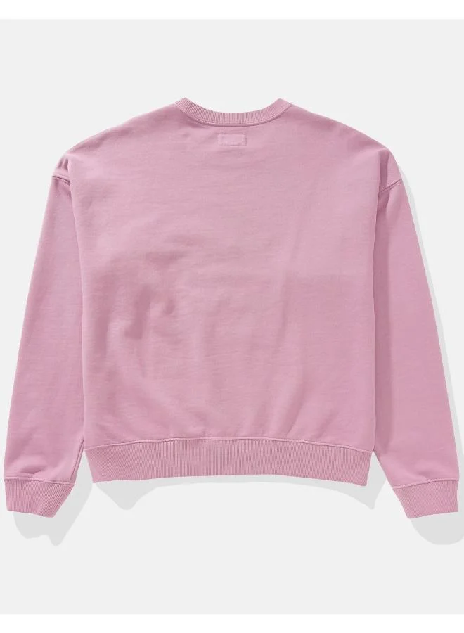 American Eagle AE Relaxed Fit Destination Graphic Sweatshirt