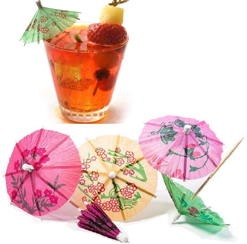 ROYALS أسياخ أسنان على شكل مظلة | أسياخ كوكتيل | عصير غير كحولي | زينة حفلات | زينة كعك | أسياخ | أسياخ مصممة | (4 بوصة، 10 قطعة) - Image 4