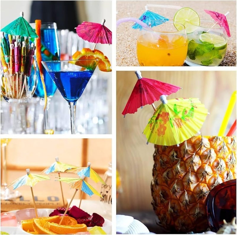 ROYALS أسياخ أسنان على شكل مظلة | أسياخ كوكتيل | عصير غير كحولي | زينة حفلات | زينة كعك | أسياخ | أسياخ مصممة | (4 بوصة، 10 قطعة) - Image 2