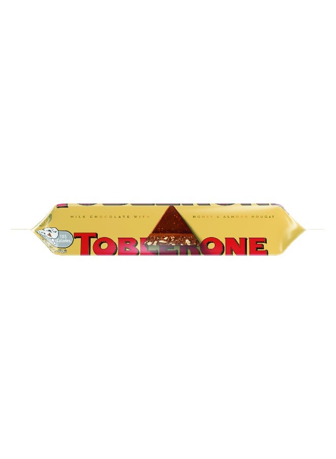 Toblerone Swiss Milk Chocolate Bar with Honey and Almond Nougat 35Gx24 - Image 2