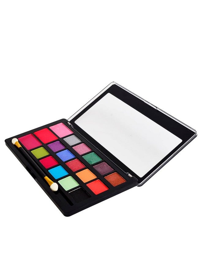 adbeni Pro Makeup Palette 27Gm | 15 Matte Eyeshadow Colors | 3 Blushers | Easy-To-Blend, Long Lasting | Shade-02 - Image 1