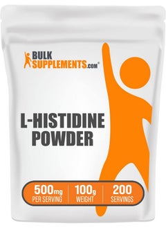 BULKSUPPLEMENTS.COM Lhistidine Powder Lhistidine Base Histidine Supplement L Histidine 500Mg Immune Support Supplement Amino Acids Supplement 500Mg Per Serving (100 Grams 3.5 Oz)  - Image 1