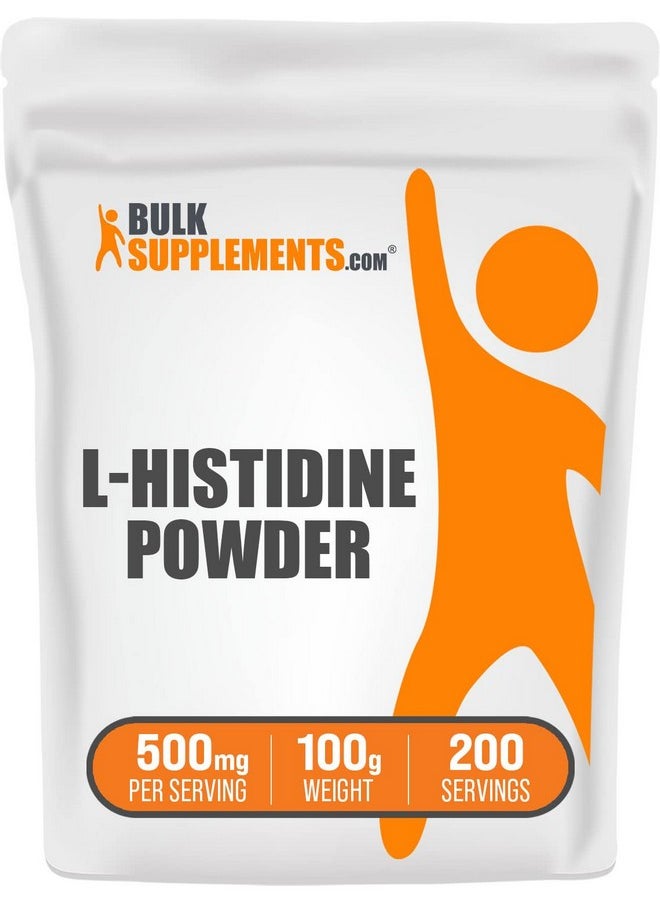 BULKSUPPLEMENTS.COM - Lhistidine Powder Lhistidine Base Histidine Supplement L Histidine 500Mg Immune Support Supplement Amino Acids Supplement 500Mg Per Serving (100 Grams 3.5 Oz) - Image 1