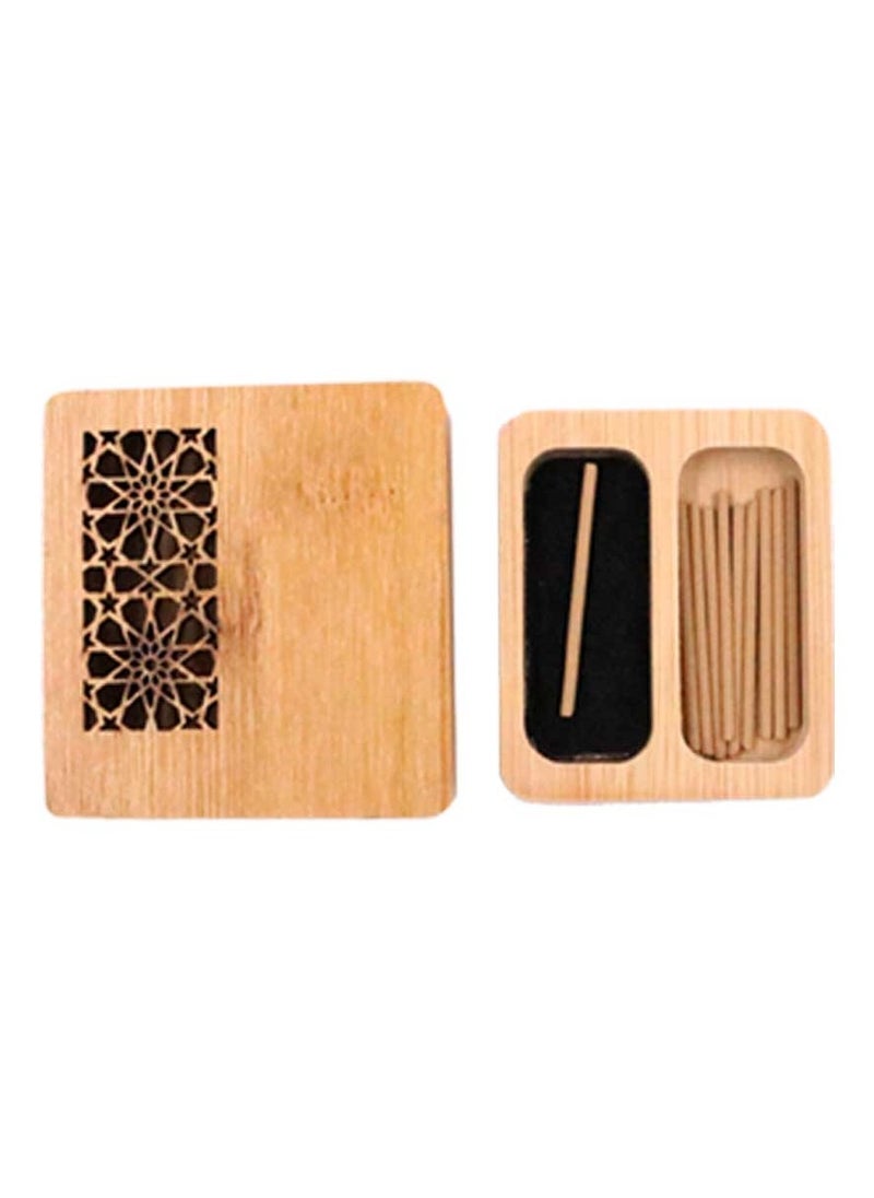 Bakhoor BoSidin Bakhoor BoSidin – 1 dozen Mini Incense Burner Gift Box 10pcs 2mm Oud Sticks  - Image 2