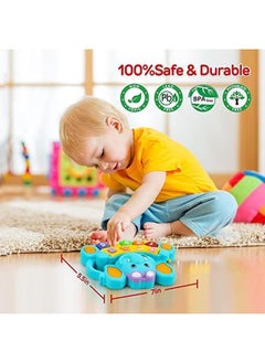 STEAM Life Educational Baby Musical Toys Light Up Baby Toys Piano Keyboard Toddler Piano With 5 Numbered Keys Plays Songs And Music Memory Game Smart Baby Elephant Piano  - Image 3