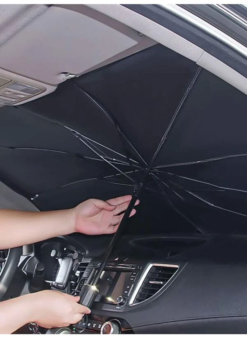 Automotive Windshield Sunshades Heat Insulation Sun Protection Car Front Sunshade Umbrella UV Accessories Interior Fit Most Vehicles - Image 1